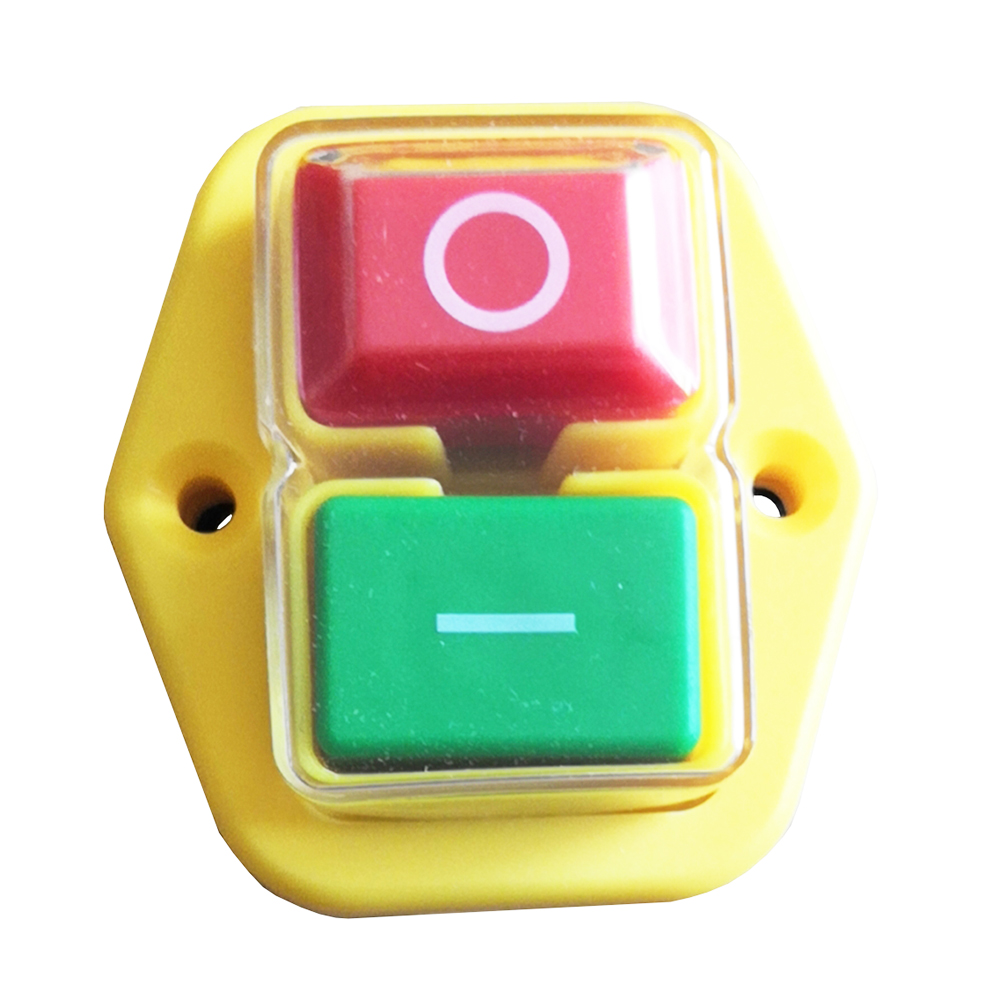 Power Tools Yellow - KEDU KJD17B interrupteurs à bouton-poussoir électromagnétiques