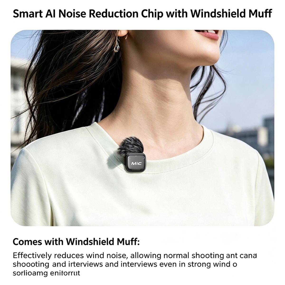 Power Tools Ai - Microphone Lavalier Sans Fil [A99Z], Annulation
