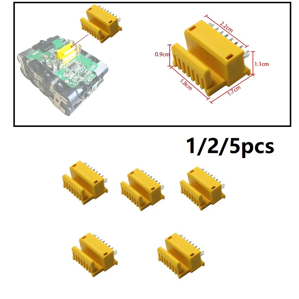 Power Tools Yellow - Terminal de connecteur jaune/PCB pour batterie
