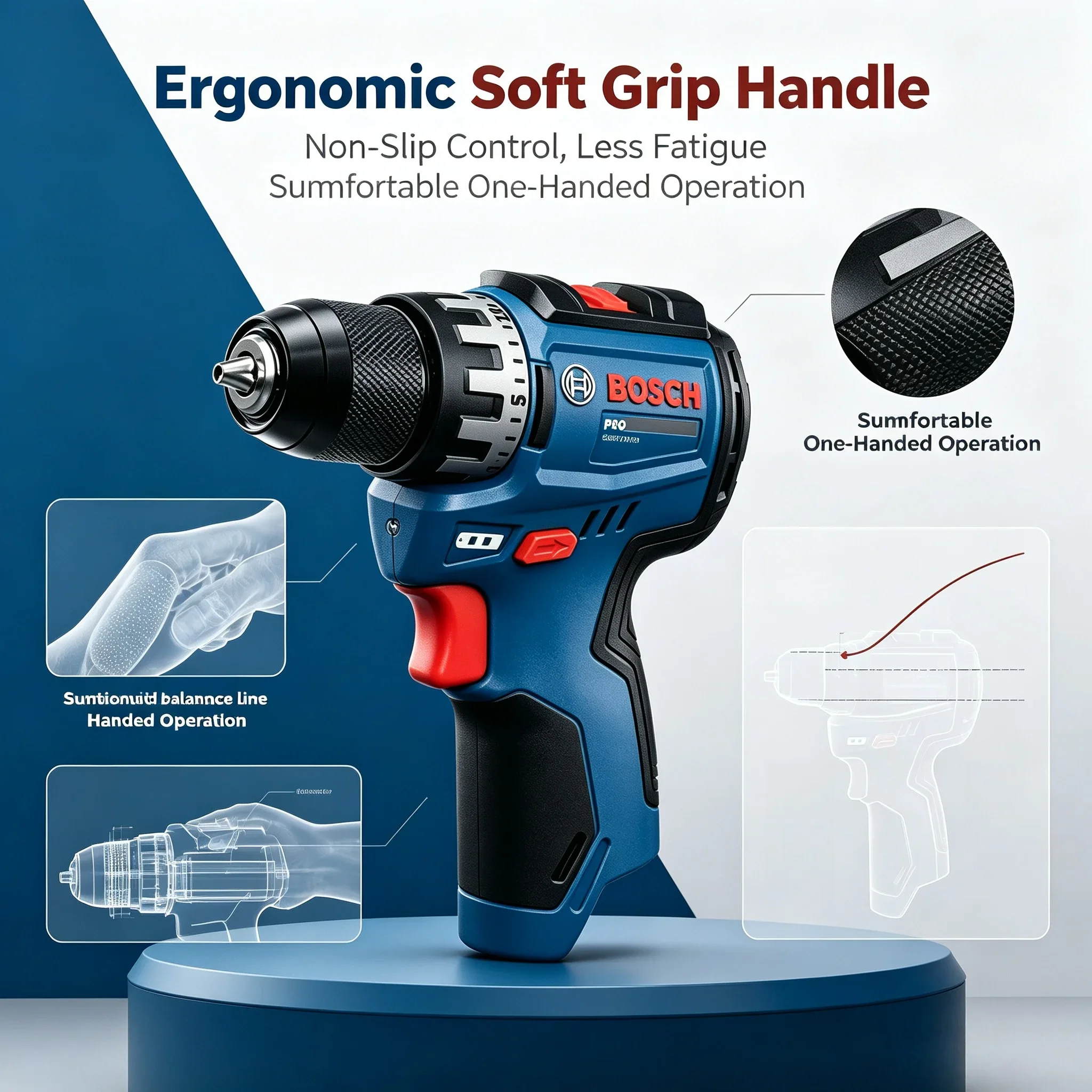 Power Tools Wood - Perceuse-visseuse sans fil professionnelle BOSCH GSR