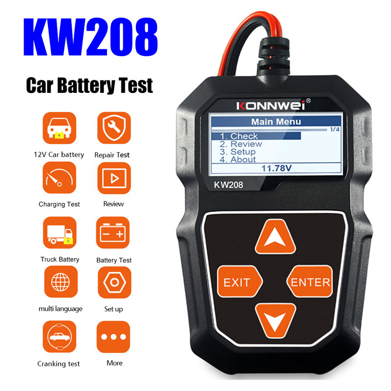Testeur de batterie de voiture - Power Tools English avis et prix