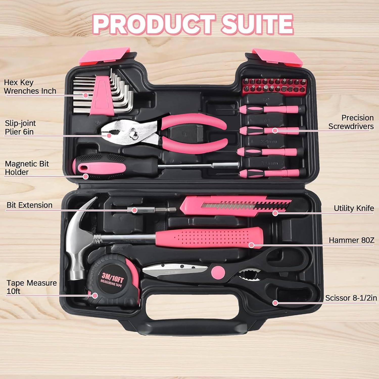 Kit d'outils rose polyvalent p - Power Tools Catalogue avis et prix