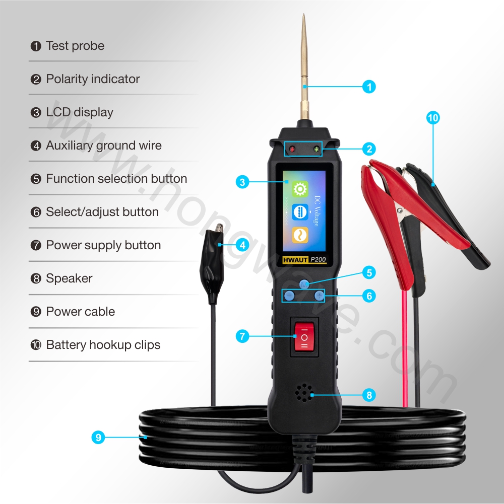 Testeur de circuit automobile  - Power Tools English avis et prix